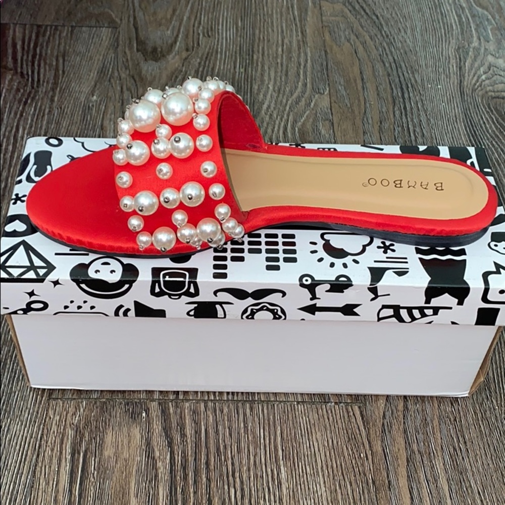 Pearl Studded Sandals